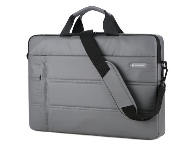 BRINCH 15.6 Inch Stylish Roomy Multi-Compartment Laptop Shoulder Messenger Bag Business Travel Briefcase for Men//Women Fits 15-15.6 Inch Laptop//Notebook Computers,Black Laptop Bag Briefcase