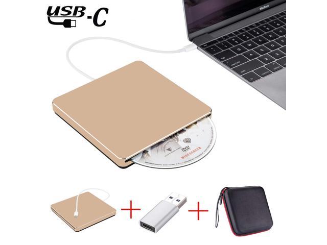 Luom External Cd Dvd Drive With Case Usb3 0 Type C Adapter To Usb 3 0 Superdrive Dvd Cd Rw Burner Writer Optical Drive Compatible With