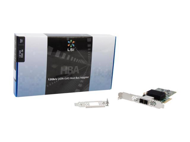 LSI SAS 9207-8e SGL 8-Port 6Gbps SATA+SAS PCI-E 3.0 HBA
