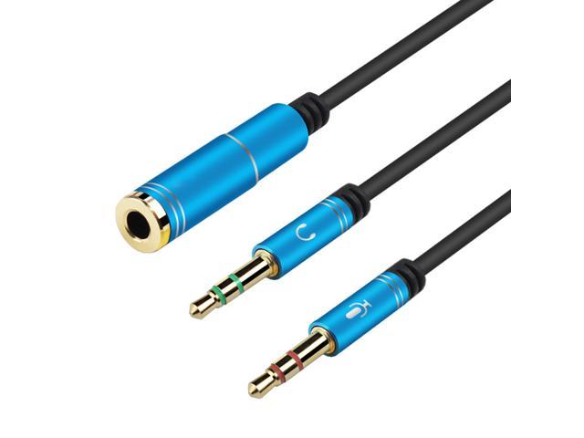 3.5mm Headphone Stereo Audio Mic Y Splitter,Dual 3.5 mm ...