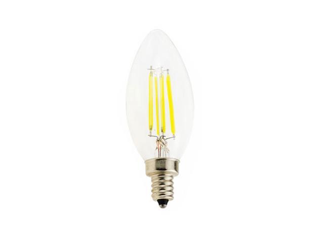 25 Pack .35W Aurio Lighting C7 LED Flashing Christmas Light Bulbs E12 24lum