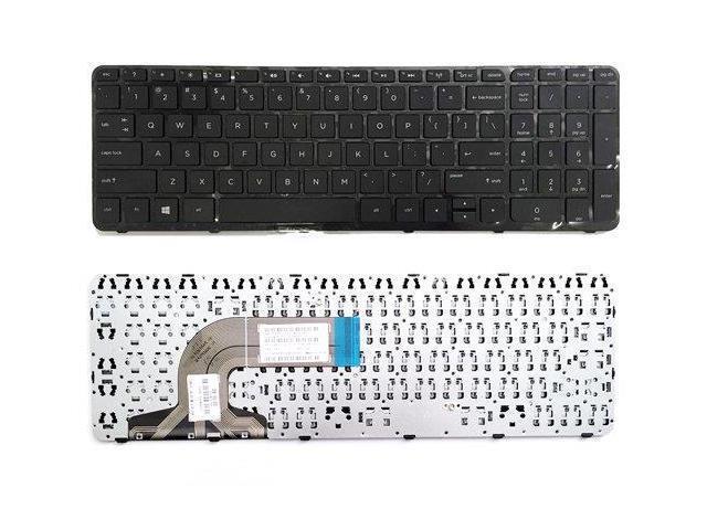 Replacement for HP 15-f125wm 15-f199nr 15-f200 15-f205dx 15-f210ca 15-f215dx US Layout Black Color with Frame New Laptop Keyboard