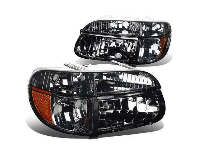 For 95 01 Ford Explorer 97 Mercury Mountaineer Pair Of Smoked For 95 01 Ford Explorer 97 Mercury Mountaineer Pair Of Smoked Housing Amber Corner
