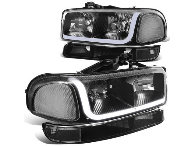 For 99 07 Gmc Sierra 1500 2500 3500 Yukon Led Drl Light Bar For 99 07 Gmc Sierra 1500 2500 3500 Yukon Led Drl Light Bar Headlight