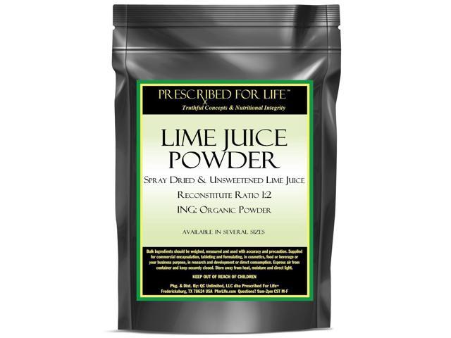 Lime Juice Powder - Spray Dried & Unsweetened Lime Juice - Organic ...