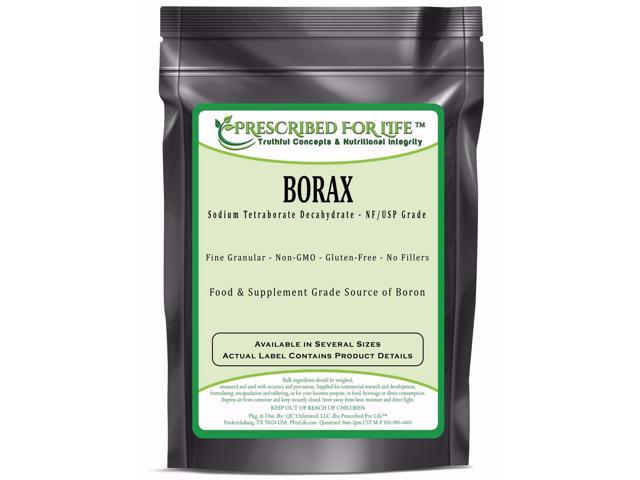 Borax Pure Usp Nf Grade Sodium Borate 10 Mol Mineral Powder 12 Oz