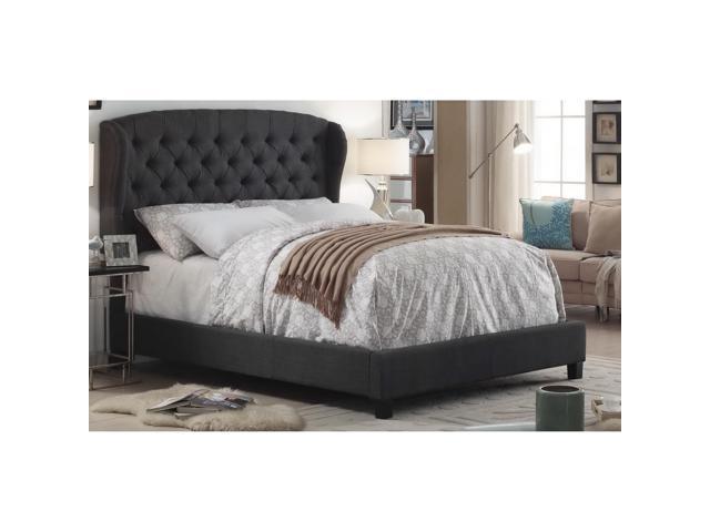 Felisa King Upholstered Platform Bed Newegg Com Felisa King Upholstered Platform Bed
