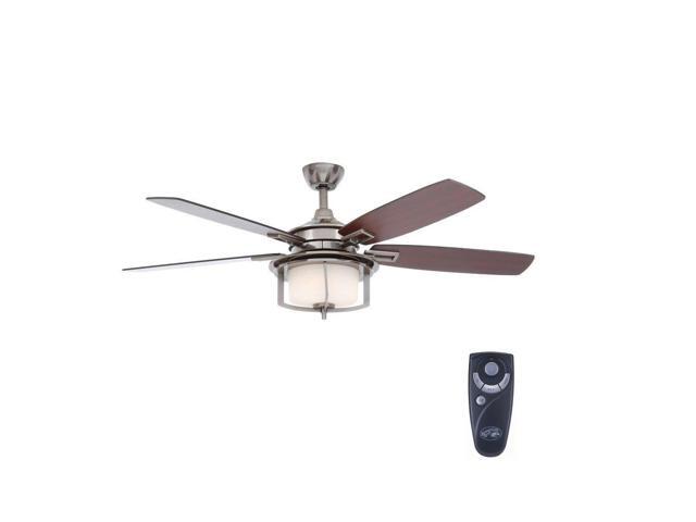 Refurbished Hampton Bay Al685 Gm Devereaux Ii 52 In Indoor Hampton Bay Al685 Gm Devereaux Ii 52 In Indoor Metal Ceiling Fan With Light