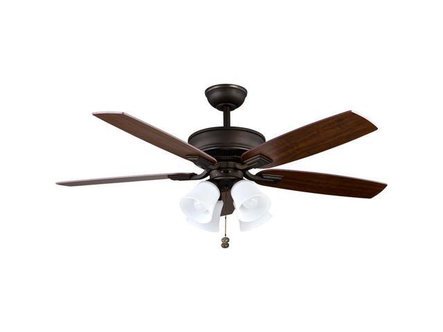 Refurbished Hampton Bay 57231 Devron 52 Led Indoor Oil Rubbed Hampton Bay 57231 Devron 52 Led Indoor Oil Rubbed Bronze Ceiling Fan W