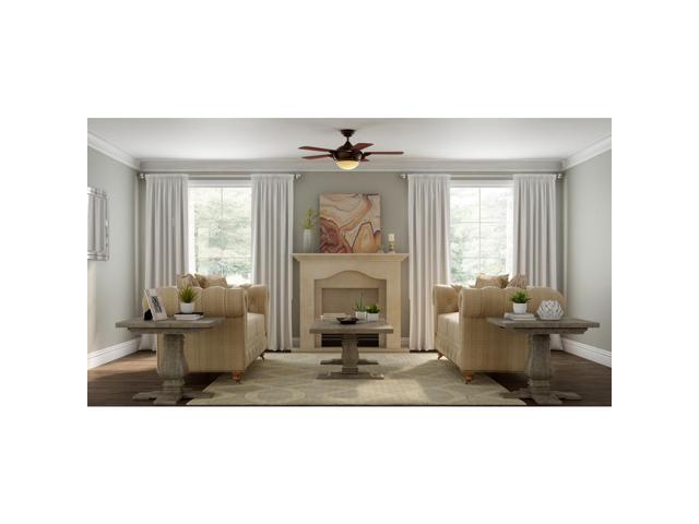 Refurbished Hampton Bay 68100 Midili 44 In Led Indoor Gilded