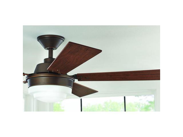 Refurbished Home Decorators Collection 51611 Emswell 52 In Led Home Decorators Collection 51611 Emswell 52 In Led Indoor Mediterranean Bronze Ceiling Fan With Light