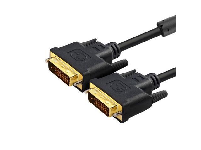 10ft DVI-D Dual Link 24+1 Pin Gold Male Digital Video Cable for Monitor PC TV
