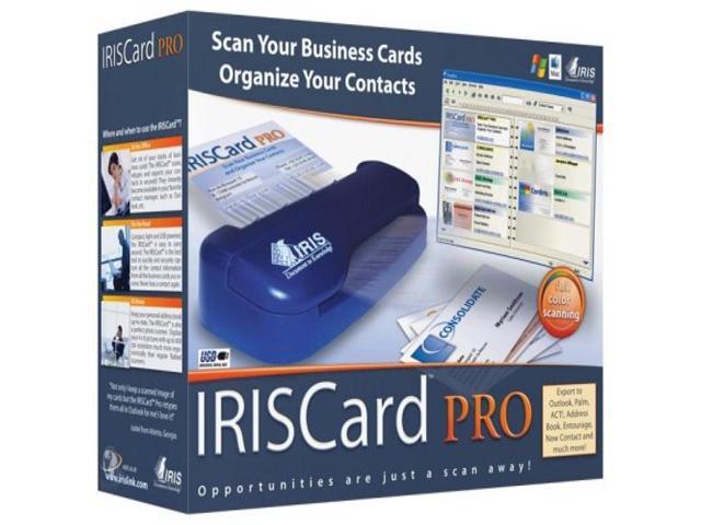 Iriscard Pro Business Card Scanner Neweggcom