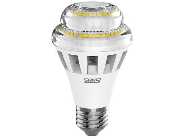 SANSI 13.5W LED Light Bulb, 5000K Daylight, A19, E26 Medium Base, 1100lm, Dimmable, Omni-directional LED Light Bulb for General Lighting, Energy Star and UL Listed