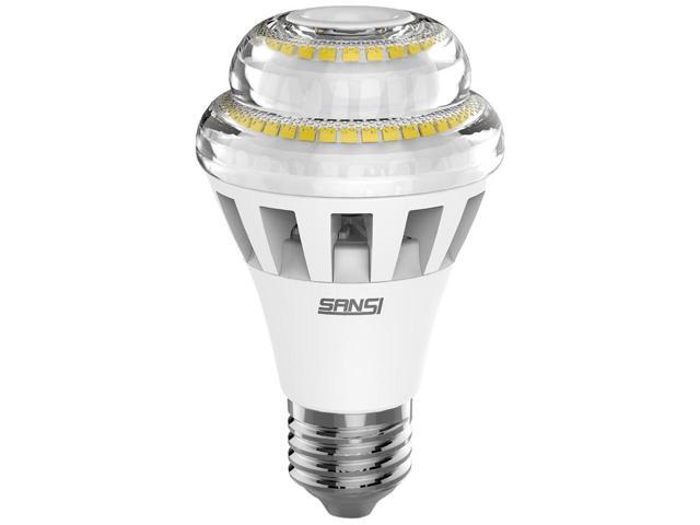 SANSI 13.5W LED Light Bulb, 3000K Warm White,1100lm, A19, E26 Medium Base, Omni-directional LED Light Bulb for General Lighting, Dimmable, Energy Star and UL Listed