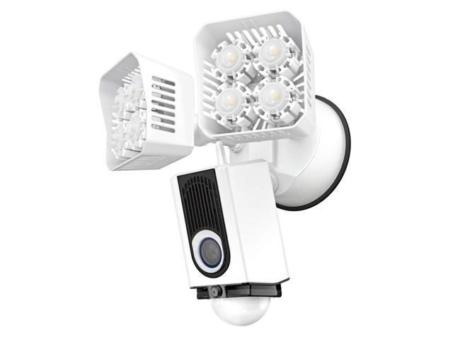 SANSI Stellar Floodlight Camera, Motion-Activated HD Security Cam, Two-Way Audio Talk and Siren Alarm, WiFi, Outdoor Smart ...
