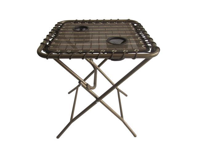 Portable Foldable Folding Side Table Desk With Mesh Drink Holders Portable Foldable Folding Side Table Desk With Mesh Drink Holders For Garden Picnics Camping