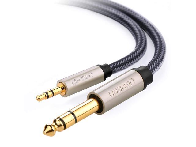 15ft 1//4/" 6.35mm Stereo Male Audio Guitar Amp Microphone Speaker TRS Cable Cord
