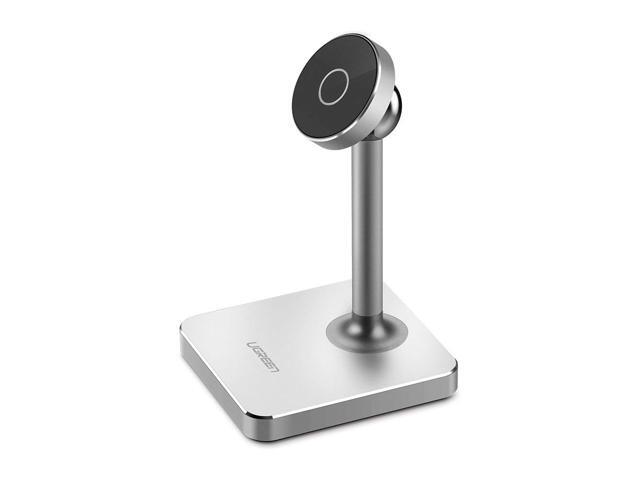 Wanmingtek Magnetic Mount Tabletop Holder Cell Phone Desk Stands 360 Rotation Hands Free Stand Silver Newegg Com