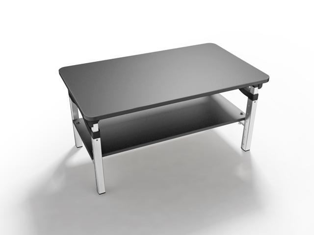 Lift Tall Adjule Height Computer Monitor Stand For Sitting Standing Desk Ergonomic On Desktop Riser Organizer With Storage Shelf Sy