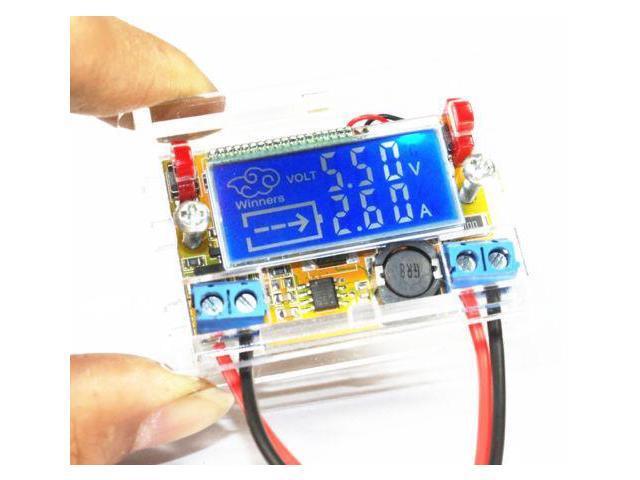DC-DC Adjustable Step-down Power Supply Module Voltage Current LCD Display Shell
