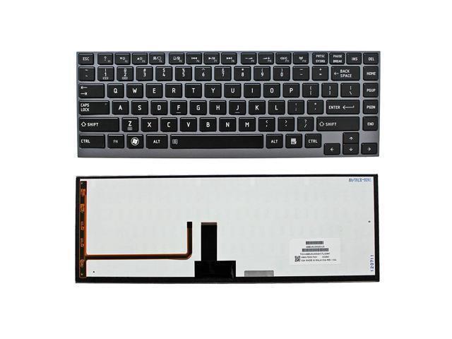 New Laptop Keyboard Replacement for Toshiba Satellite S75-A S75-B S75D-A S75D-B S75DT-A S75DT-B S75T-A S75T-B with Frame with Backlit US Layout Black Color