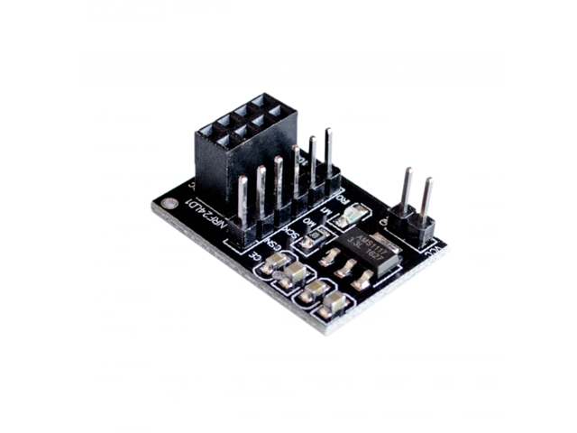 Electronic Component,Socket Adapter Plate Board for 8 Pin NRF24L01 Wireless Transceive Module Directly Connected to The System Board