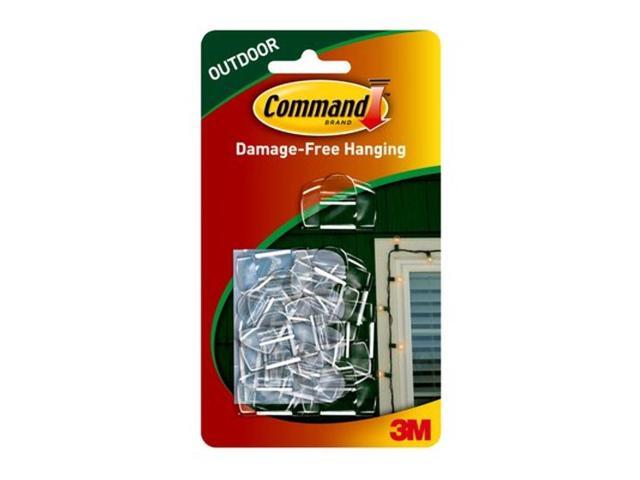 Command Outdoor Light Clips With Foam Strips Value Pack Command Outdoor Light Clips With Foam Strips Value Pack 17017clrawvpes