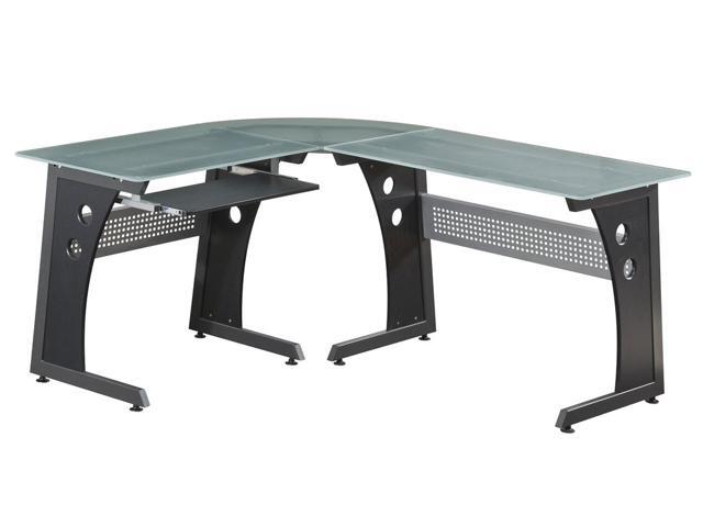 Gaming Desk Techni Sport Envidia Grey With Frosted Glass Gaming Desk Techni Sport Envidia Grey With Frosted Glass
