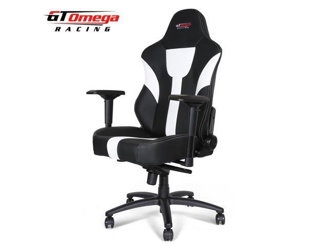 Gt Omega Master Xl Racing Gaming Office Chair Black And White Gt Omega Master Xl Racing Gaming Office Chair Black And White Leather