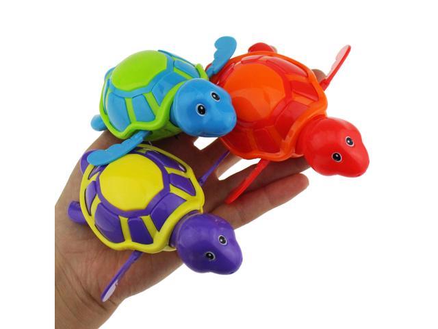 Tipmant Kids Baby Toddler Bath Toy 3 Pieces Tortoises Turtles Swim in Bathtub Water Pool Fish Tank