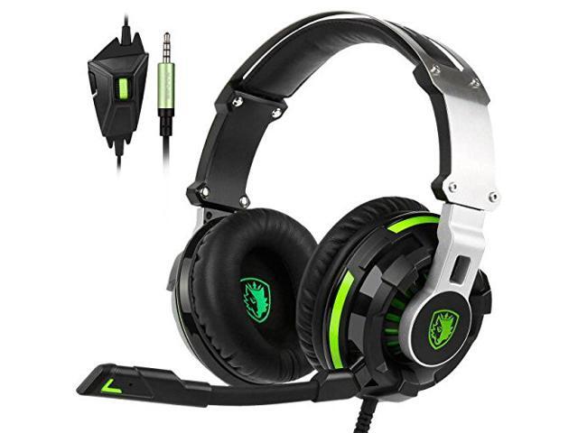 Virtual 7.1 Channel Surround Sound Gaming Headset Stereo LED Headphones With Mic