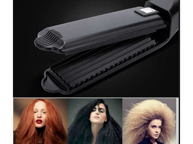 Ceramic Corrugated Iron For Hair Wave Corrugation Flat Irons
