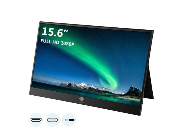 Z-Edge Ultra 1 Portable Monitor for Laptop, 15.6” IPS HDR Screen, 1920 x 1080 FHD, Ultra-Slim, HDMI (mini)*1+ USB C*2 + Audio*1