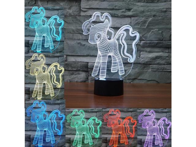 3d Led Table Lamp My Little Pony Friendship Kid Girl Gift Sleep 3d Led Table Lamp My Little Pony Friendship Kid Girl Gift Sleep Bedside Light