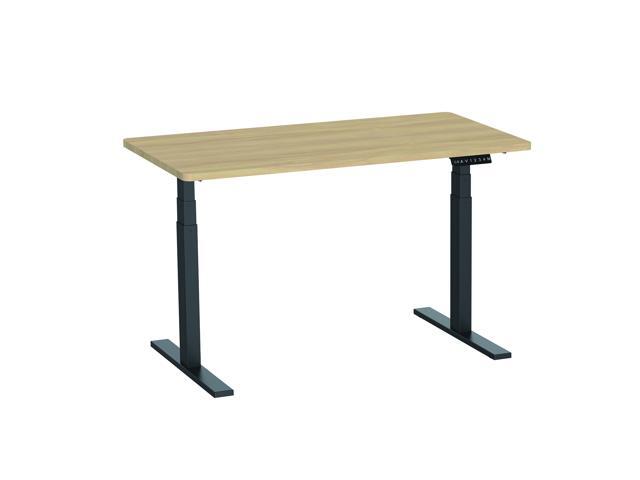 Aimezo Smartdesk Height Adjule Standing Desk Dual Motor Black Aimezo Smartdesk Height Adjule Standing Desk Dual Motor Black Frame Maple Tabletop
