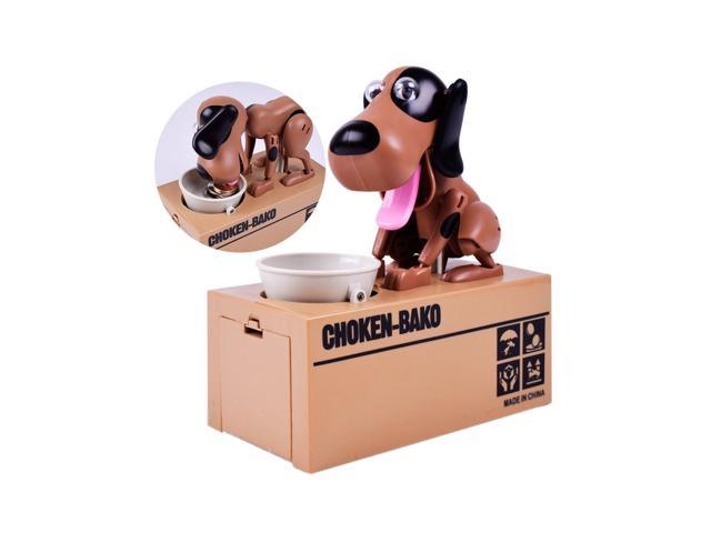 Cute Dog Piggy Bank Robotic Coin Munching Toy Money Box Coin - cute dog piggy bank robotic coin munching toy money box coin bank for kids