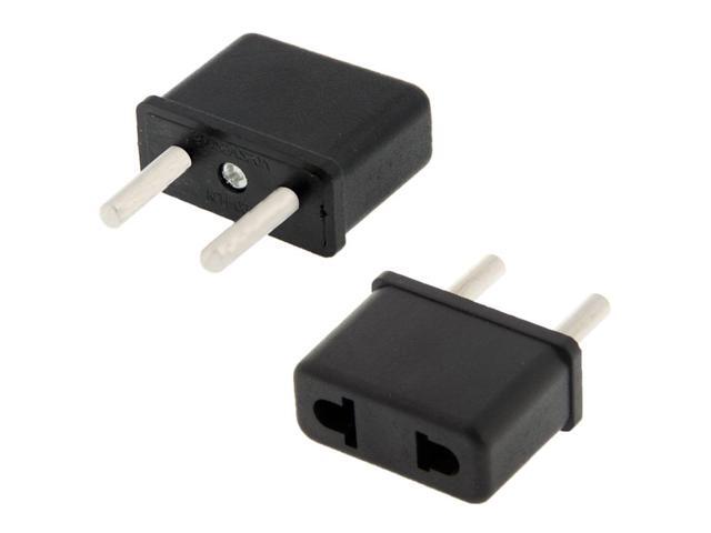 Plugged in ac. Corner eu AC Plug.