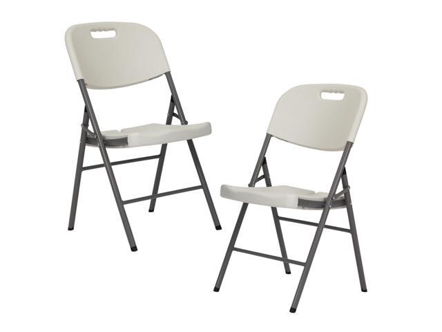 2pcs Portable Indoor Outdoor Picnic Chair Party Dining Camping White 2pcs Portable Indoor Outdoor Picnic Chair Party Dining Camping White