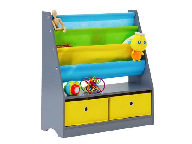 Kinbor Kids Toys Accessories Storage Organizer Rack Book Kinbor Kids Toys Accessories Storage Organizer Rack Book Non Woven Fabric Bookcase
