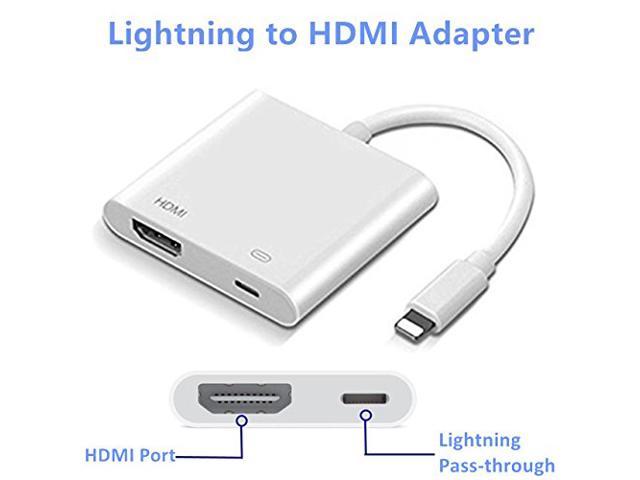 Lighting to HDMI, Lighting to HDMI Adapter, Lightning Digital AV ...