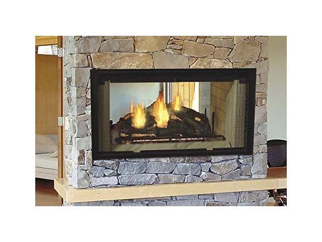 Majestic 42 See Thru Radiant Wood Burning Fireplace Newegg Com