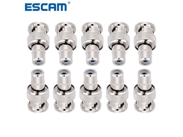 USA Seller BNC Male to RCA Female Connector Adapter 10 PCS