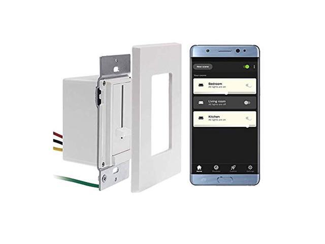 Quotra Wireless Smart Dimmer Zigbee Light Switch Dimmable For Led Quotra Wireless Smart Dimmer Zigbee Light Switch Dimmable For Led Cfl Compatible With Alexa Google Home Hub Required Hue Echo Plus Lightfy