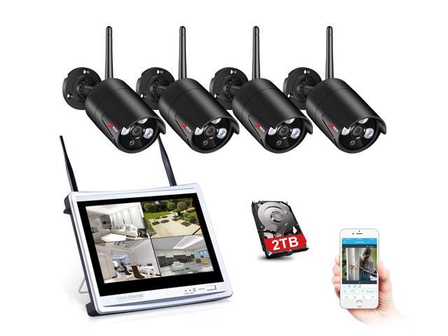 ANRAN 4CH 1080P HD Wireless Surveillance System (More Options)