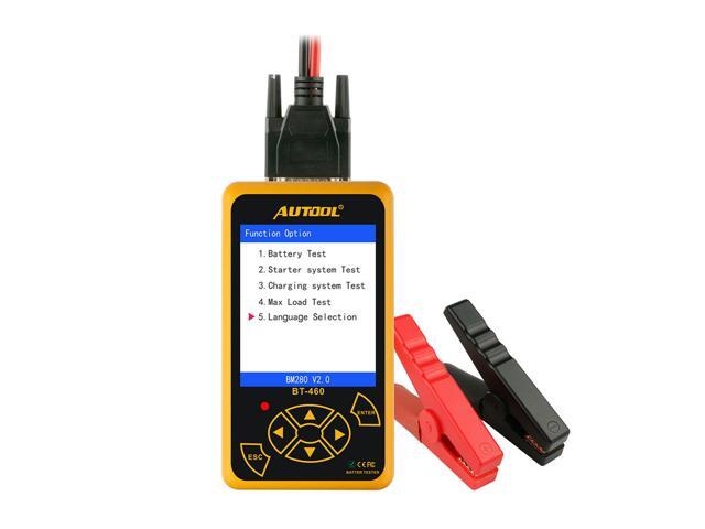 AUTOOL BT460 Car Battery Tester 12V 24V Heavy Duty Colorful Display Multi-Languages Cell Test Car Tools High Quality Analyzer - Newegg com