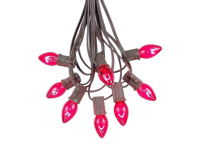 Novelty Lights C7 Pink Set Indoor Outdoor Novelty Lights C7 Pink Set Indoor Outdoor Light String