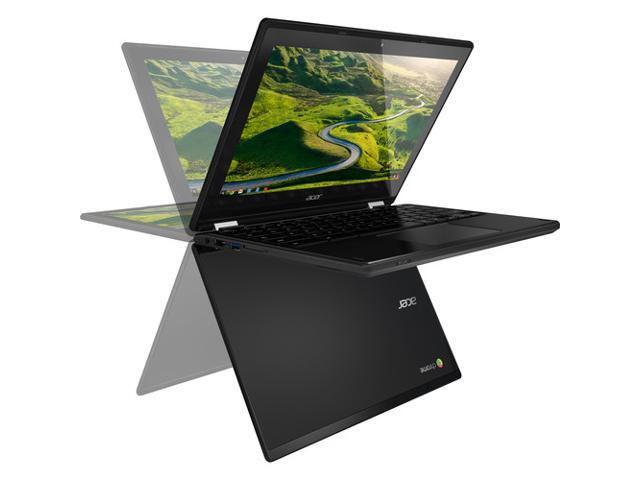 Acer Chromebook R11 Convertible 2-in-1 11.6-Inch HD IPS Touchscreen Tablet/Laptop | Intel N3060 | 4GB DDR3L | 32GB SSD | SD Memory Card | HDMI | Bluetooth | Chrome OS  | Black