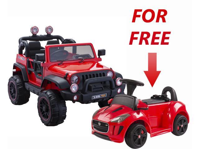 Electric 2 Seater For Kids Off Road 12v Battery Operated Truck Red Electric 2 Seater For Kids Off Road 12v Battery Operated Truck Red With Remote Control Mp3