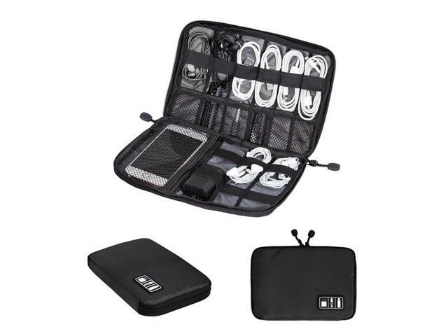 Black Storage Usb Cable Organizer Bag Case Digital Earphone Travel Black Storage Usb Cable Organizer Bag Case Digital Earphone Travel Insert